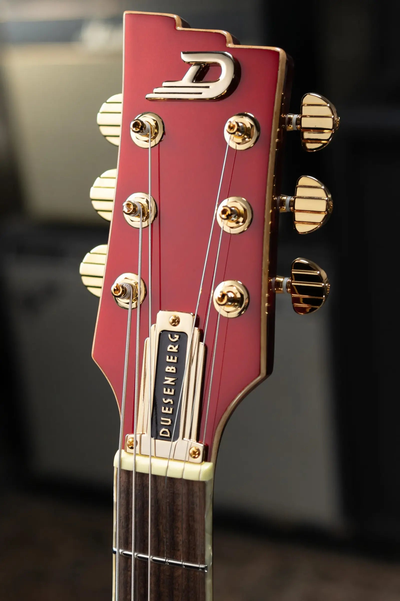 Duesenberg Starplayer TV Phonic Semi-Hollow Electric Guitar - Balboa Pearl Red with Hardshell Case