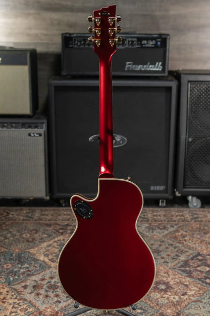 Duesenberg Starplayer TV Phonic Semi-Hollow Electric Guitar - Balboa Pearl Red with Hardshell Case