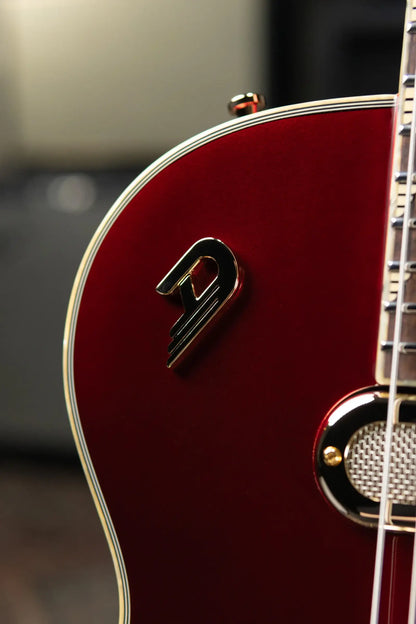 Duesenberg Starplayer TV Phonic Semi-Hollow Electric Guitar - Balboa Pearl Red with Hardshell Case