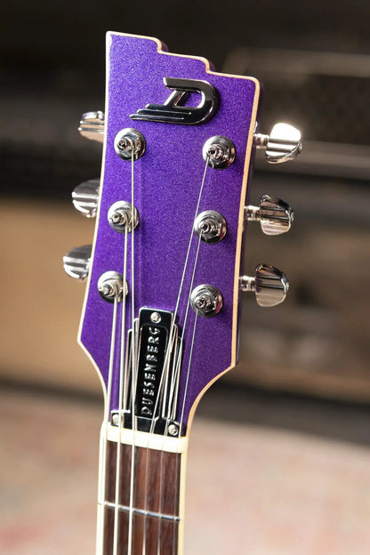 Duesenberg Starplayer TV Semi-Hollow Electric Guitar - Galaxy Purple Burst with Hardshell Case