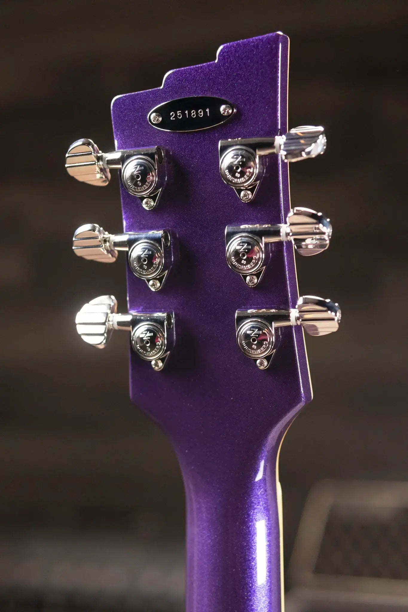 Duesenberg Starplayer TV Semi-Hollow Electric Guitar - Galaxy Purple Burst with Hardshell Case