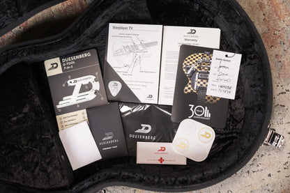 Duesenberg Starplayer TV Semi-Hollow Electric Guitar - Galaxy Purple Burst with Hardshell Case