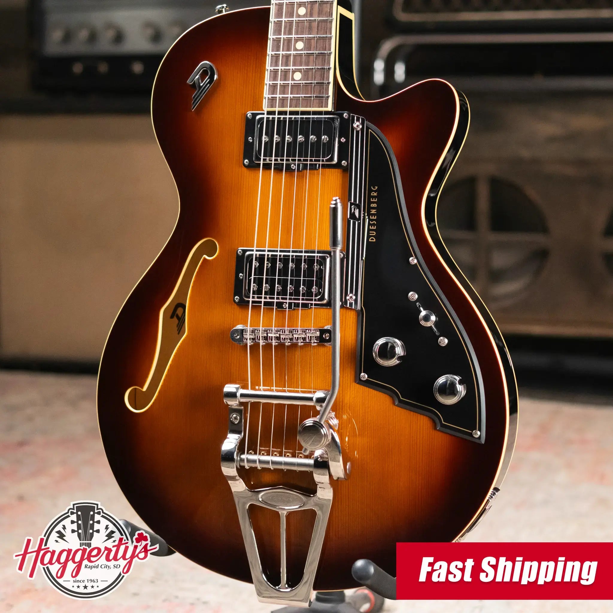 Duesenberg Starplayer TV Semi-Hollow Electric Guitar - Vintage Burst