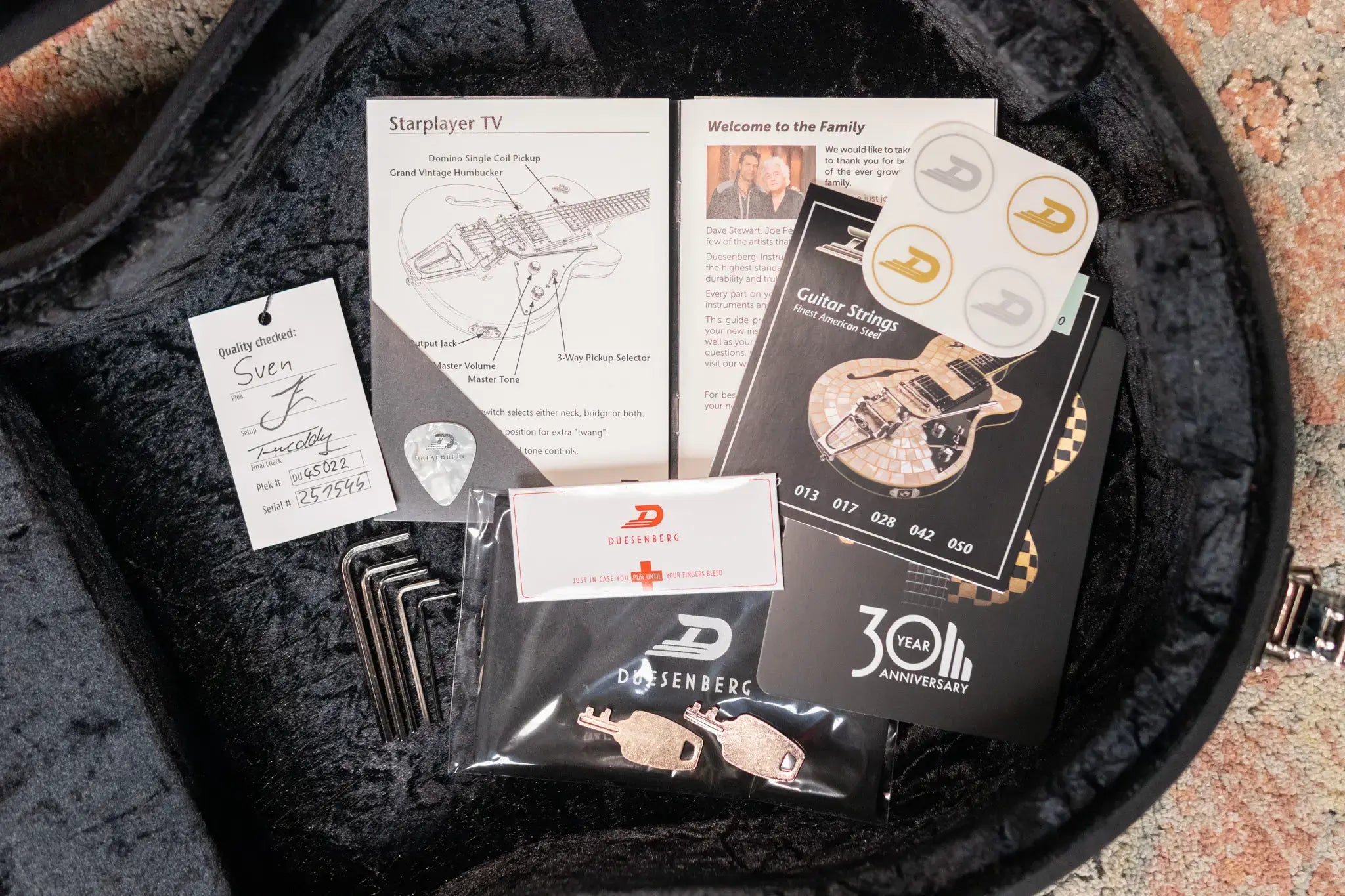 Duesenberg Starplayer TV Semi-Hollow Electric Guitar - Vintage Burst