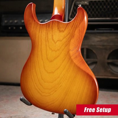 Dunable Custom Shop Gnarwhal Electric Guitar - Amber Burst with Hardshell Case