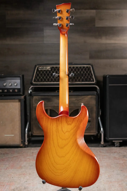 Dunable Custom Shop Gnarwhal Electric Guitar - Amber Burst with Hardshell Case