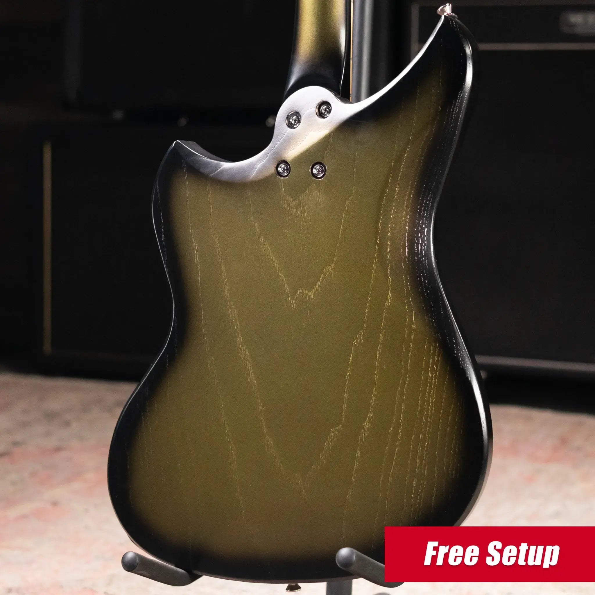 Dunable Custom Yeti Swervemeister Electric Guitar - Antique Silverburst with Hardshell Case