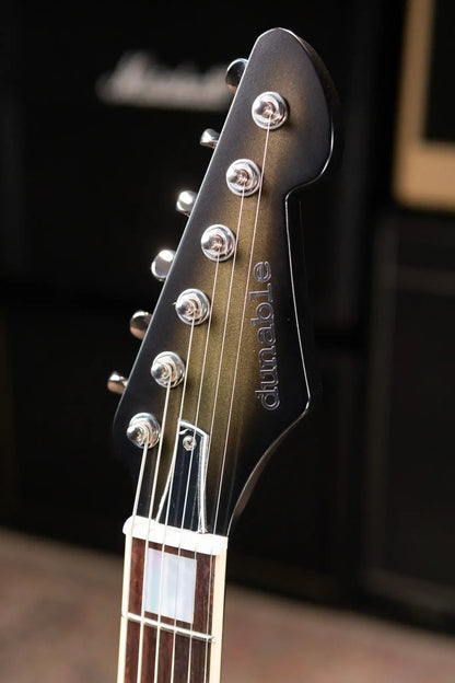 Dunable Custom Yeti Swervemeister Electric Guitar - Antique Silverburst with Hardshell Case