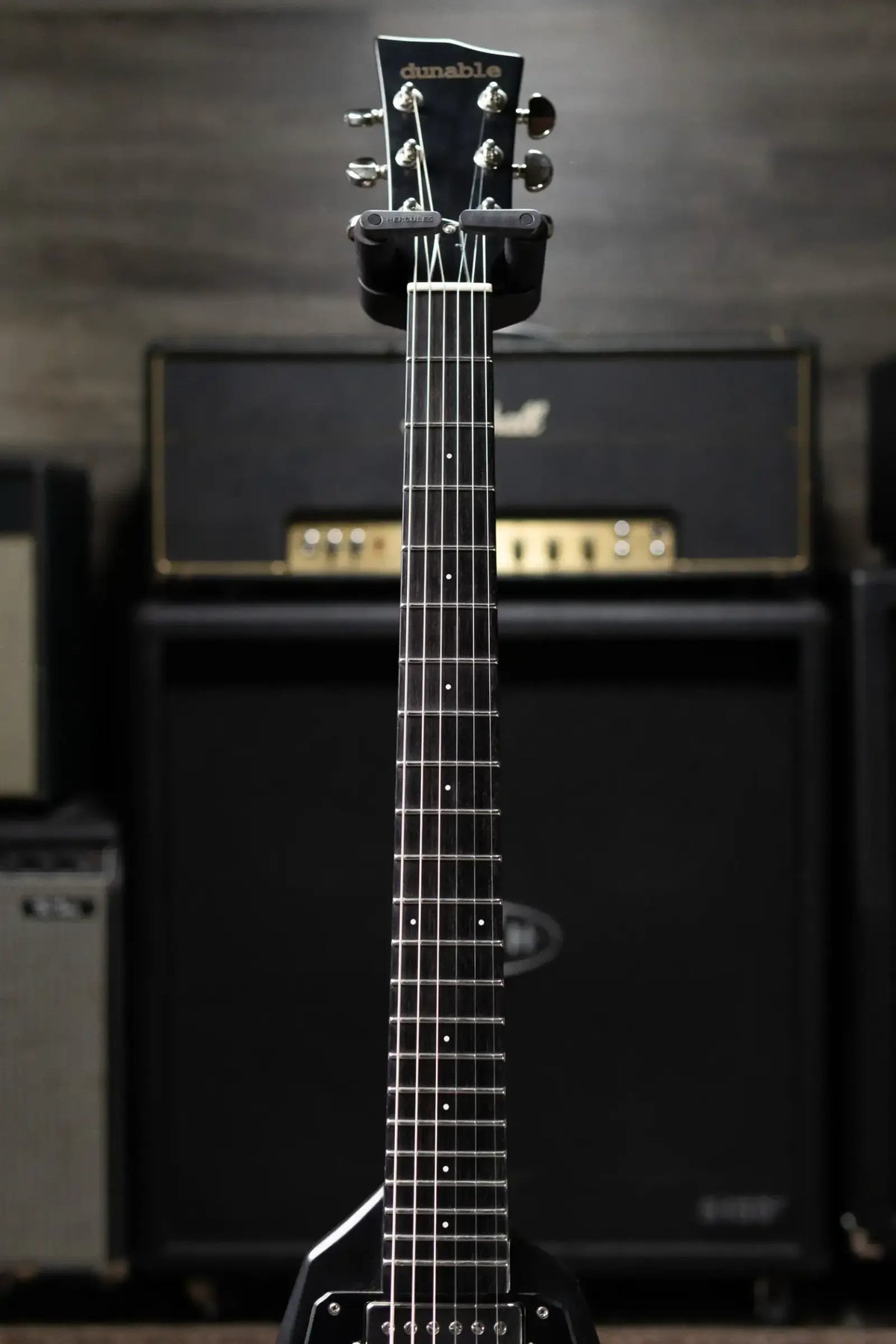 Dunable USA Custom Shop Asteroid Electric Guitar - Black with Softshell Case - Used