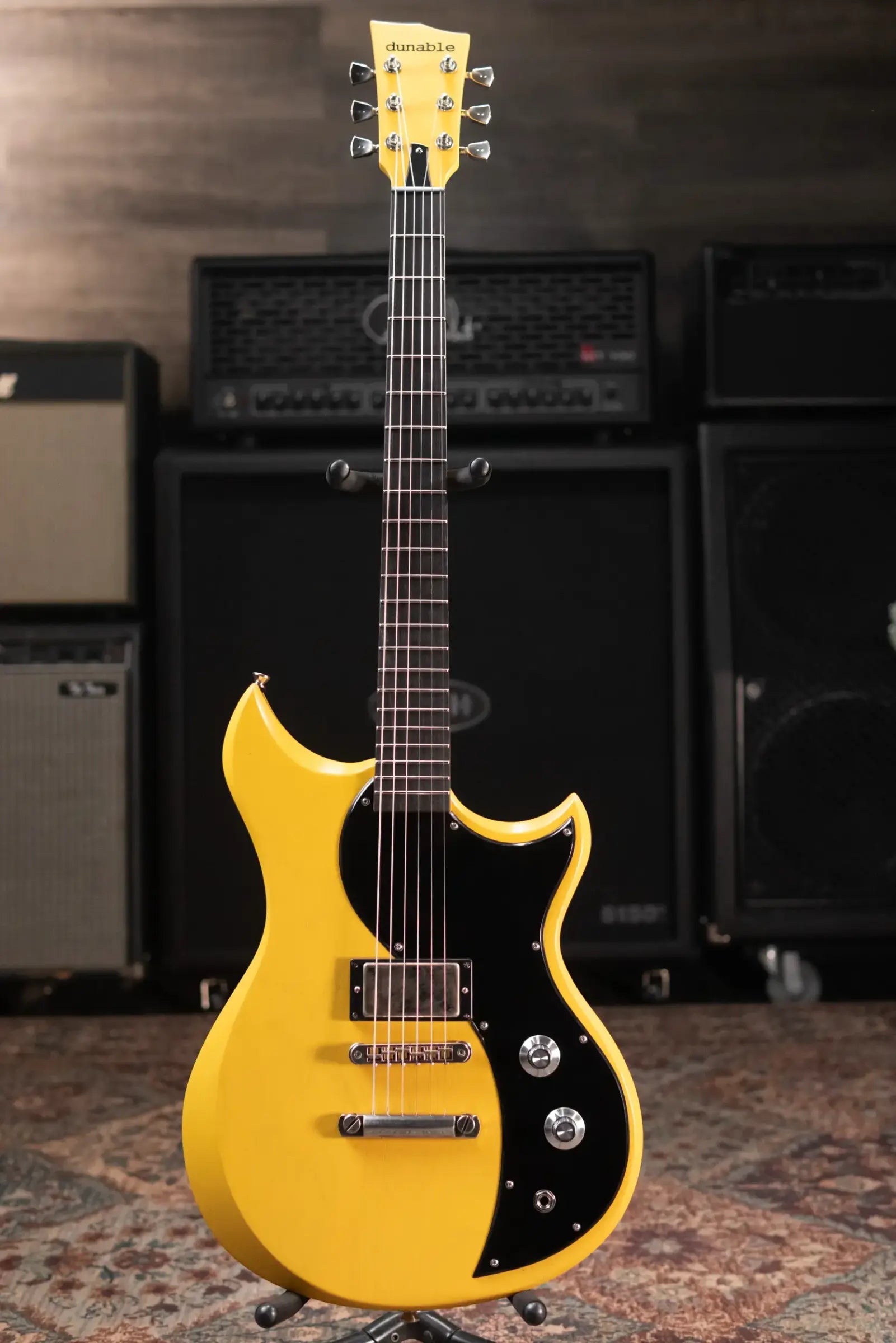 Dunable USA Custom Shop Cyclops Electric Guitar - TV Yellow with Hardshell Case