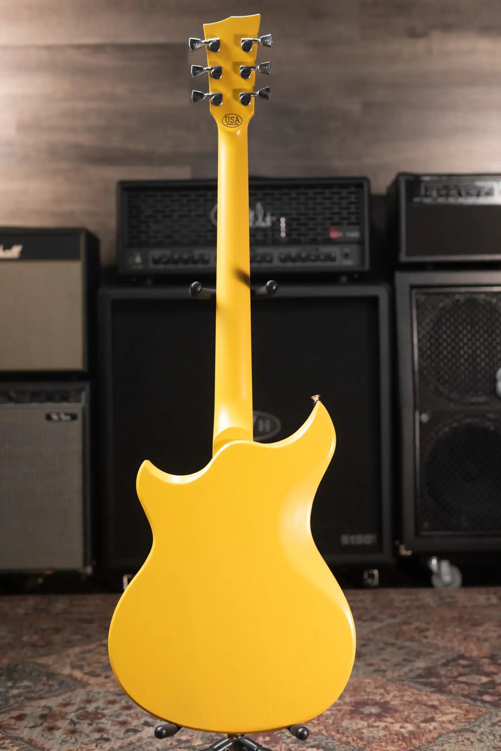 Dunable USA Custom Shop Cyclops Electric Guitar - TV Yellow with Hardshell Case