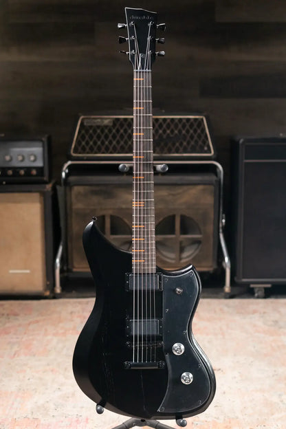 Dunable USA Custom Shop Yeti Electric Guitar - Black with Hardshell Case