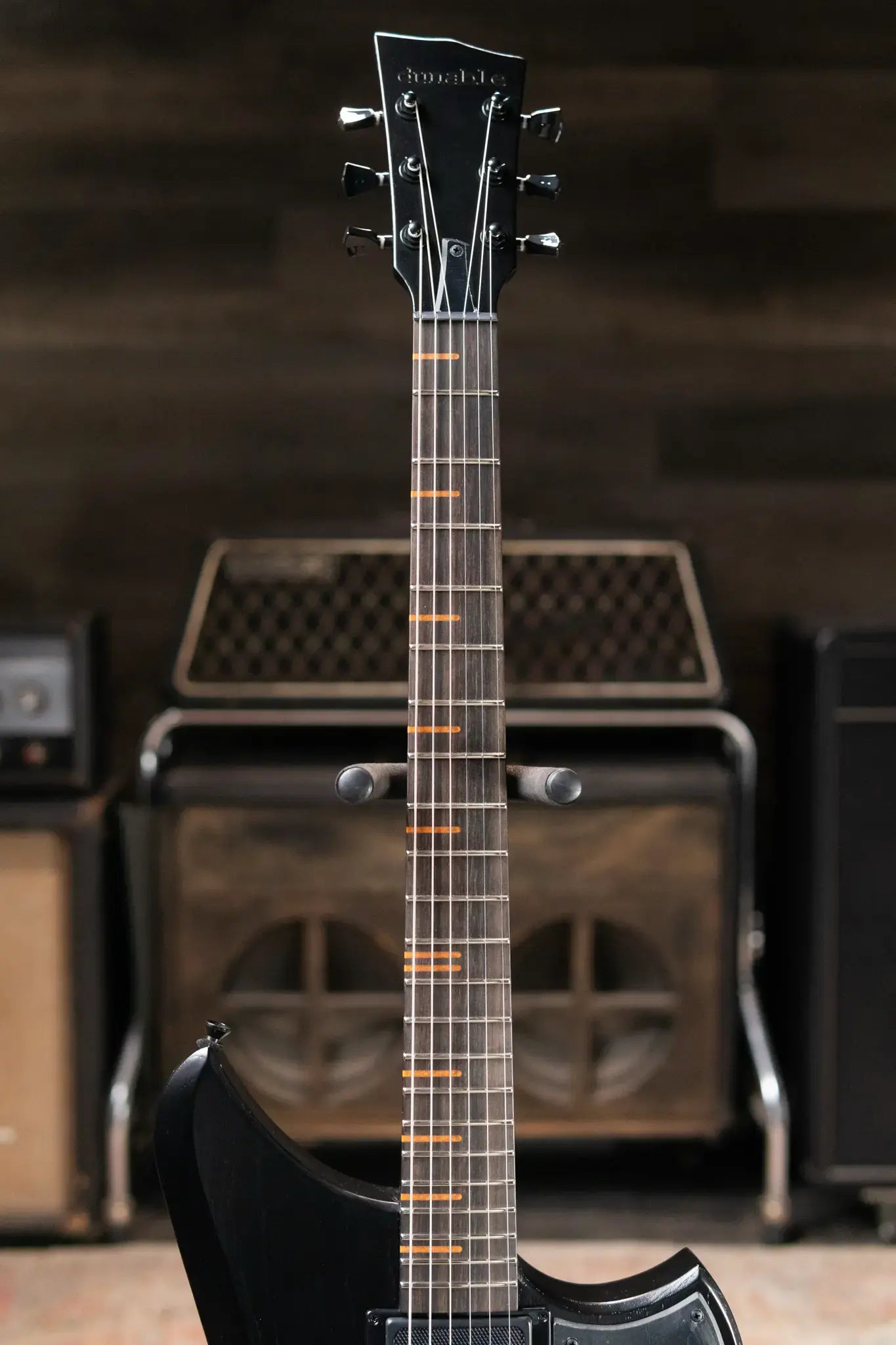 Dunable USA Custom Shop Yeti Electric Guitar - Black with Hardshell Case