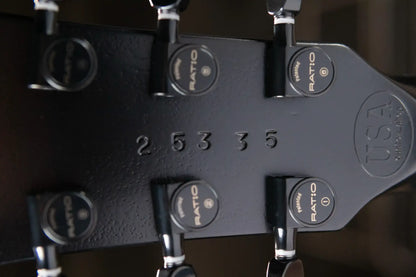 Dunable USA Custom Shop Yeti Electric Guitar - Black with Hardshell Case