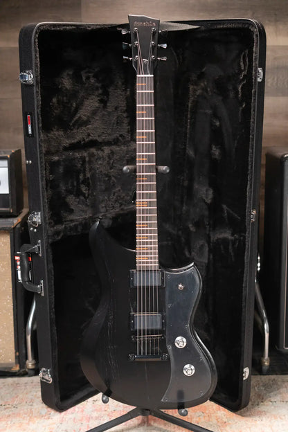 Dunable USA Custom Shop Yeti Electric Guitar - Black with Hardshell Case