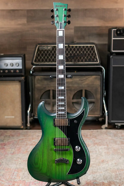 Dunable USA Gnarwhal Electric Guitar - Slime Glow with Hardshell Case