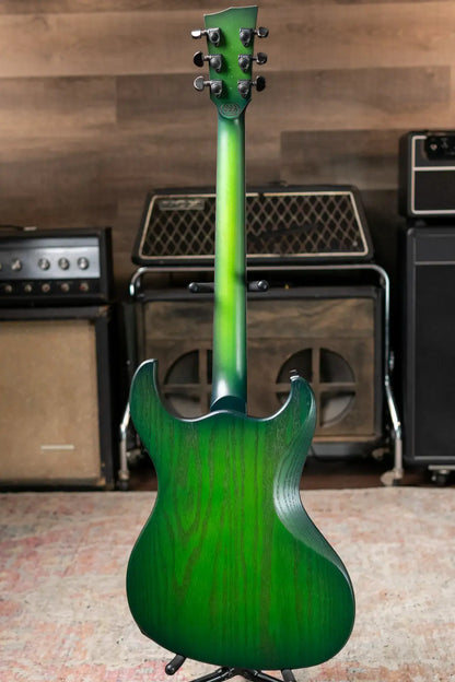 Dunable USA Gnarwhal Electric Guitar - Slime Glow with Hardshell Case