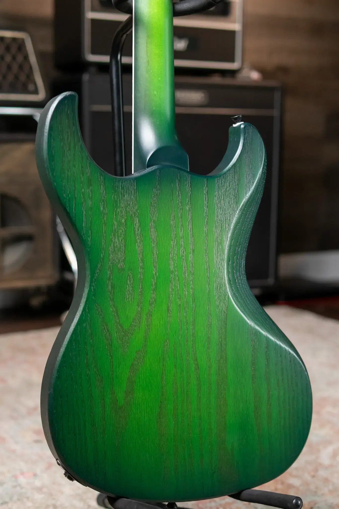 Dunable USA Gnarwhal Electric Guitar - Slime Glow with Hardshell Case