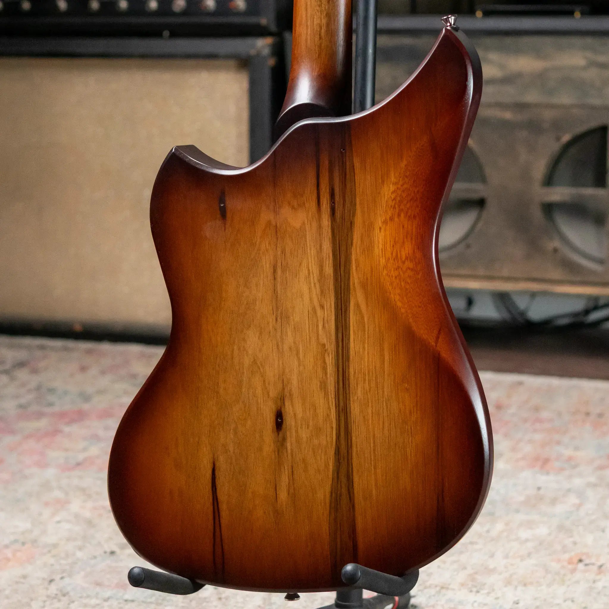 Dunable USA Yeti Electric Guitar - Black Limba Tobacco with Hardshell Case