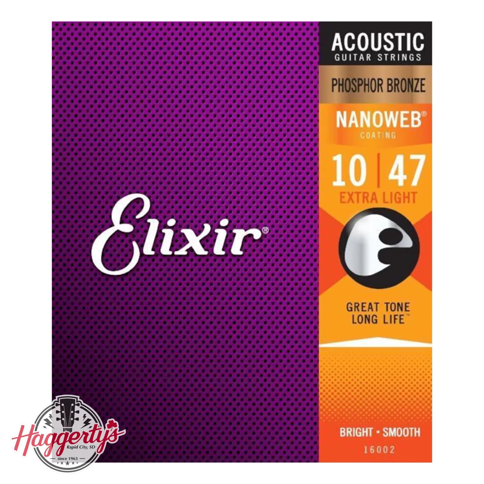 Elixir Nanoweb Extra Light 10-47 Guitar Strings