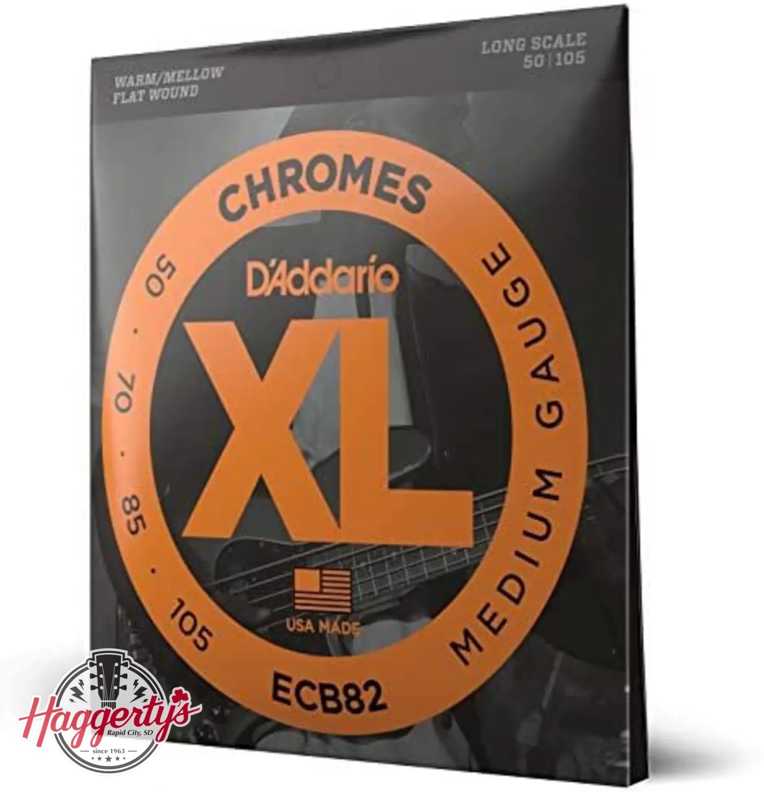 D'Addario XL Chrome Bass Strings, 50-105