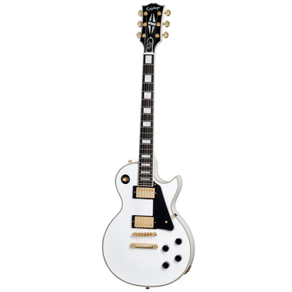 Epiphone Les Paul Custom Electric Guitar - Alpine White with Hardshell Case