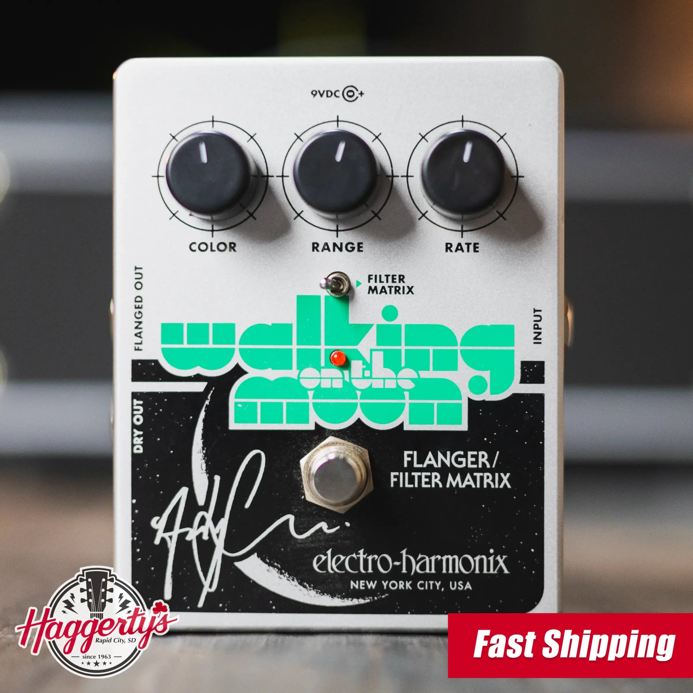 EHX Walking On The Moon Flanger Effects Pedal - Used