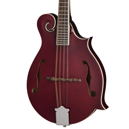 Epiphone F-5 Studio Mandolin - Wine Red Satin with Premium Gig Bag