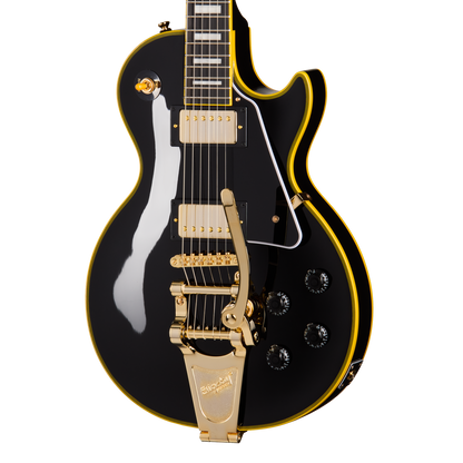 Epiphone Joe Bonamassa '59 Les Paul Custom Electric Guitar - Antique Ebony with Hardshell Case
