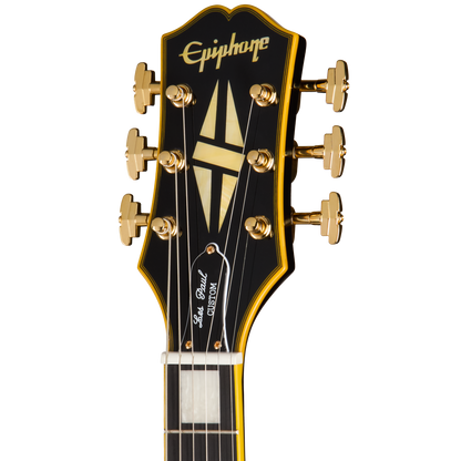 Epiphone Joe Bonamassa '59 Les Paul Custom Electric Guitar - Antique Ebony with Hardshell Case