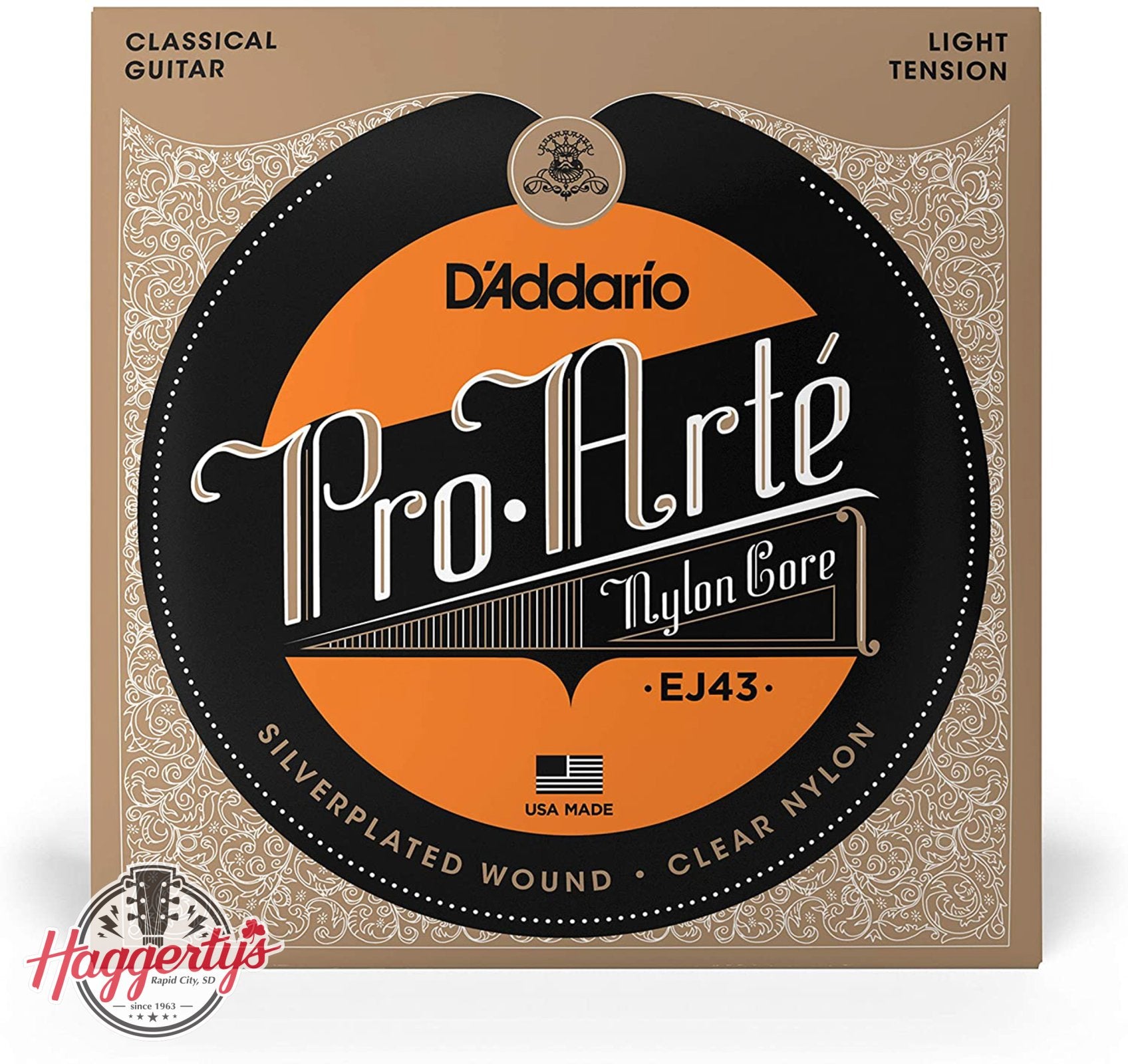 D'Addario EJ43 Pro-Arte Nylon Classical Guitar Strings Light Tension