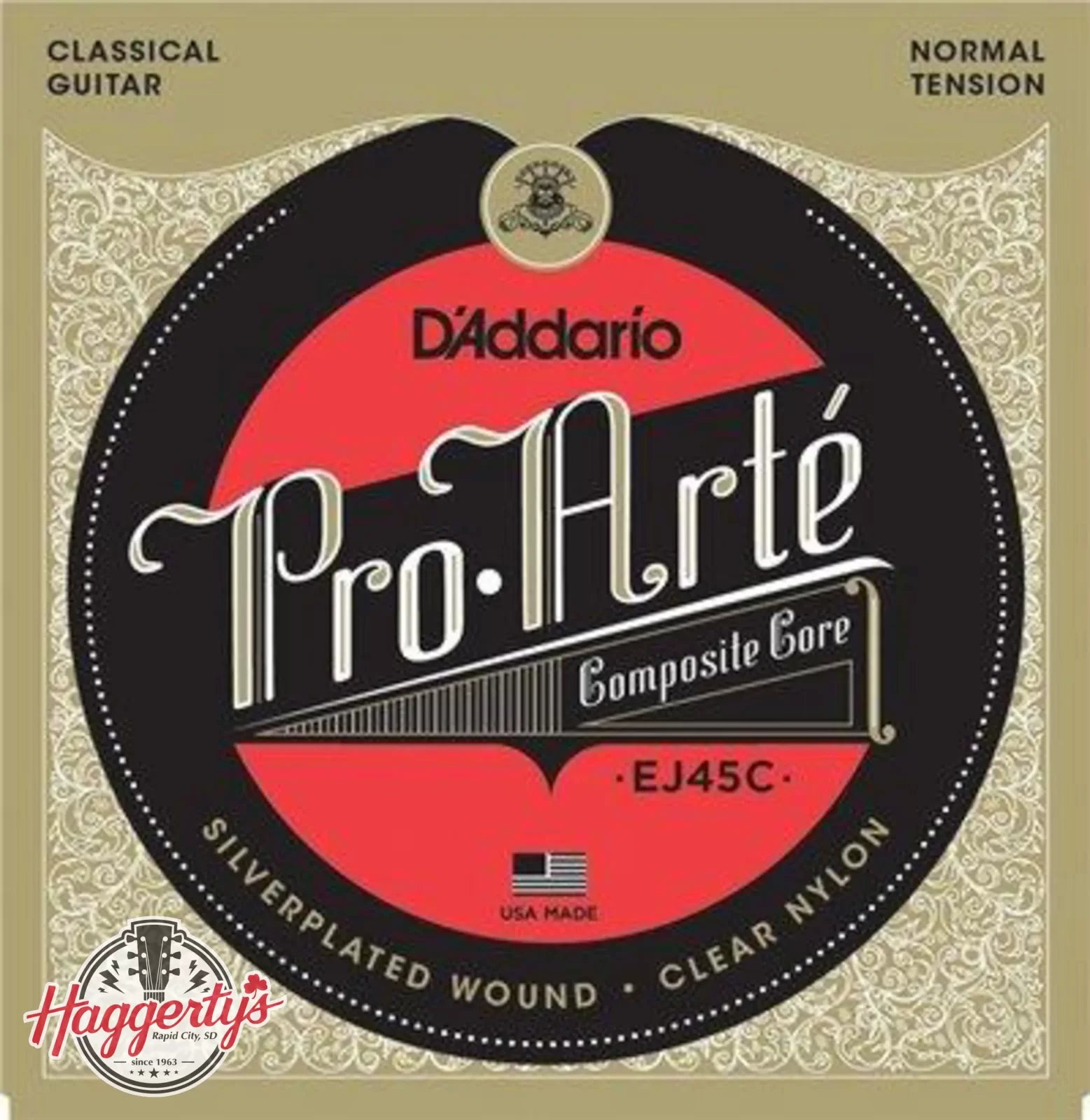 D'Addario EJ45C Pro-Arte Composite Classical Guitar Strings Normal Tension