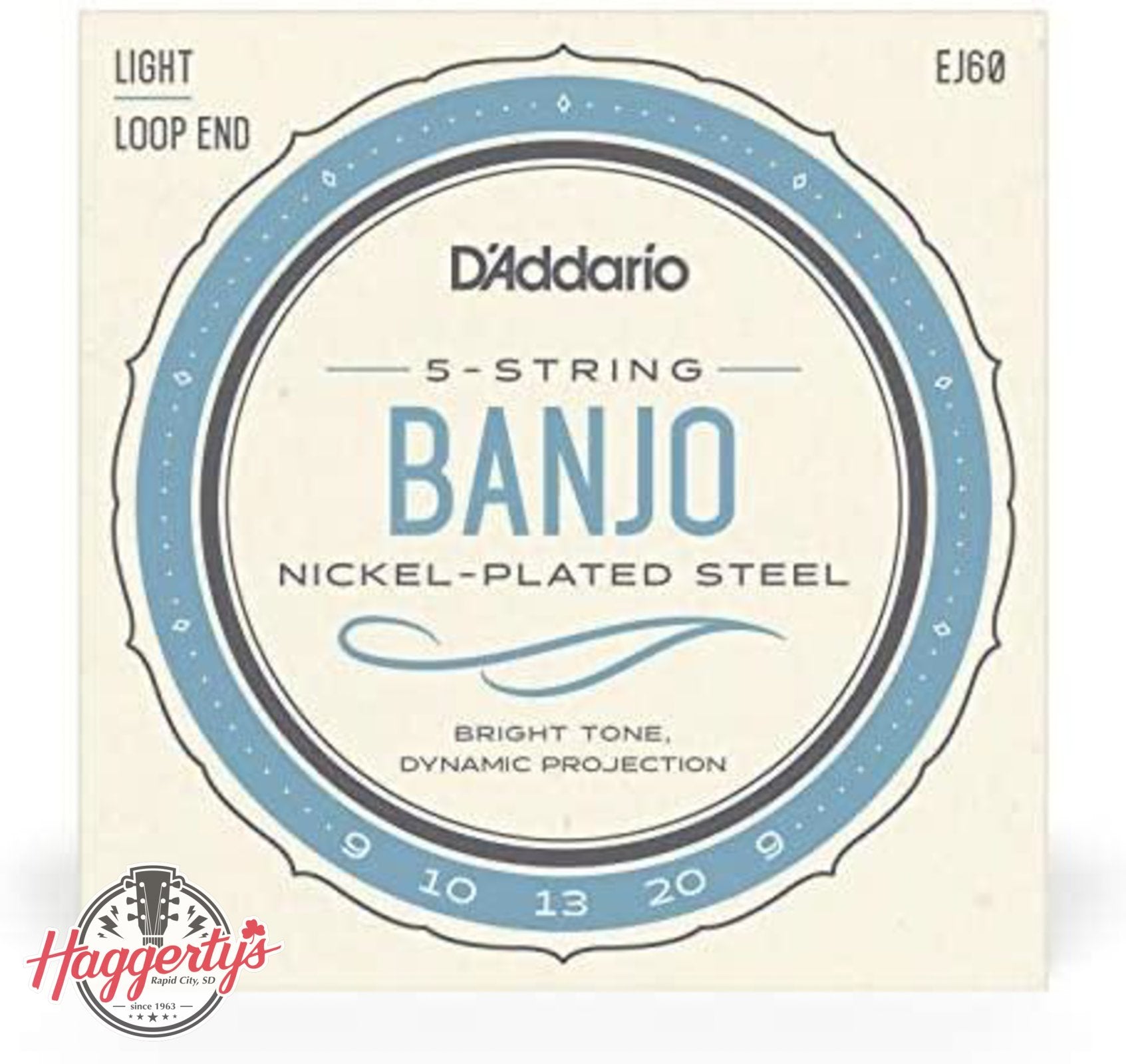 D'Addario EJ60 Light Gauge Banjo Strings