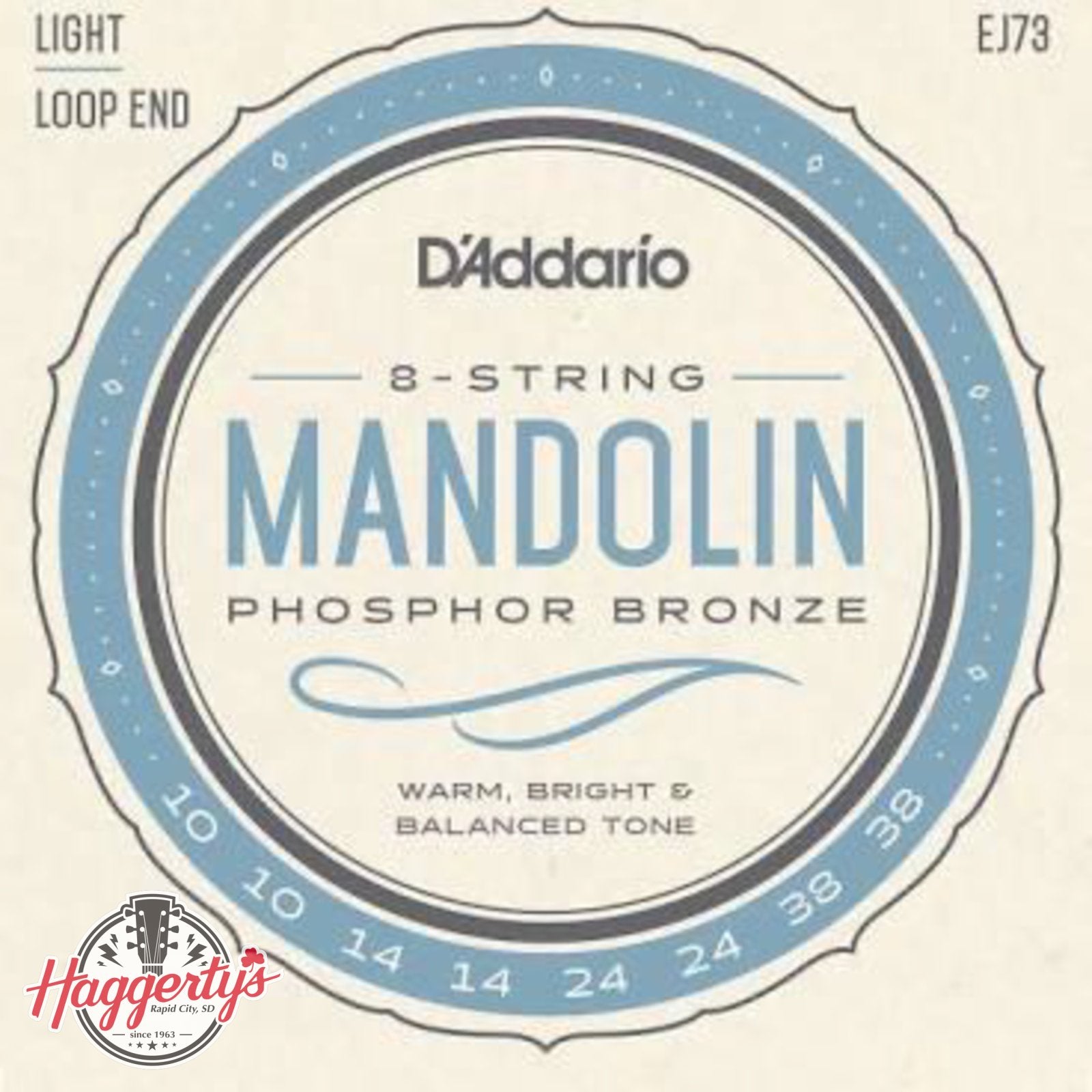 D'Addario EJ73 Light Gauge Mandolin Strings