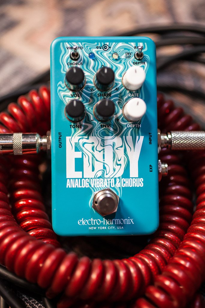 Electro-Harmonix - Eddy Analog Vibrato Guitar Effects Pedal