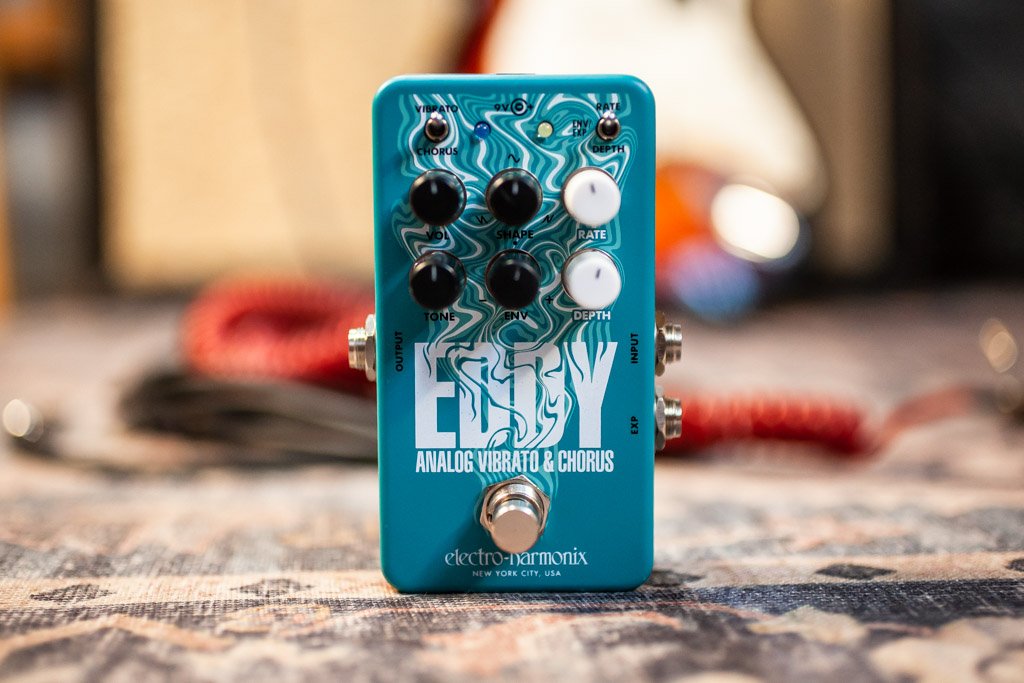 Electro-Harmonix - Eddy Analog Vibrato Guitar Effects Pedal