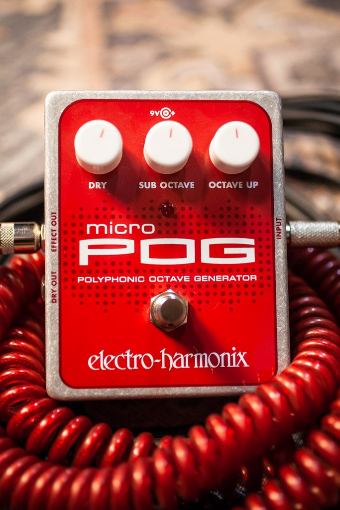 Electro-Harmonix Micro POG Polyphonic Octave Generator Guitar Pedal