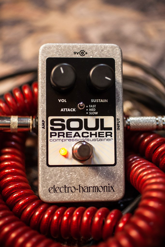Electro-Harmonix Soul Preacher Compressor/Sustainer Guitar Effects Pedal