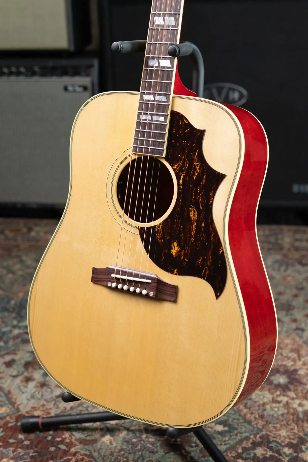 Gibson Country Western 60s Original Acoustic/Electric Guitar - Natural with Hardshell Case