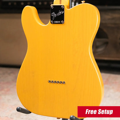Fender American Professional Classic Hotshot Telecaster Electric Guitar - Butterscotch Blonde with Gig Bag