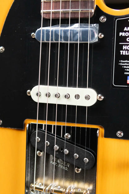 Fender American Professional Classic Hotshot Telecaster Electric Guitar - Butterscotch Blonde with Gig Bag