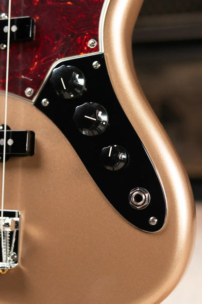 Fender American Professional Classic Jazz Bass - Faded Firemist Gold with Gig Bag