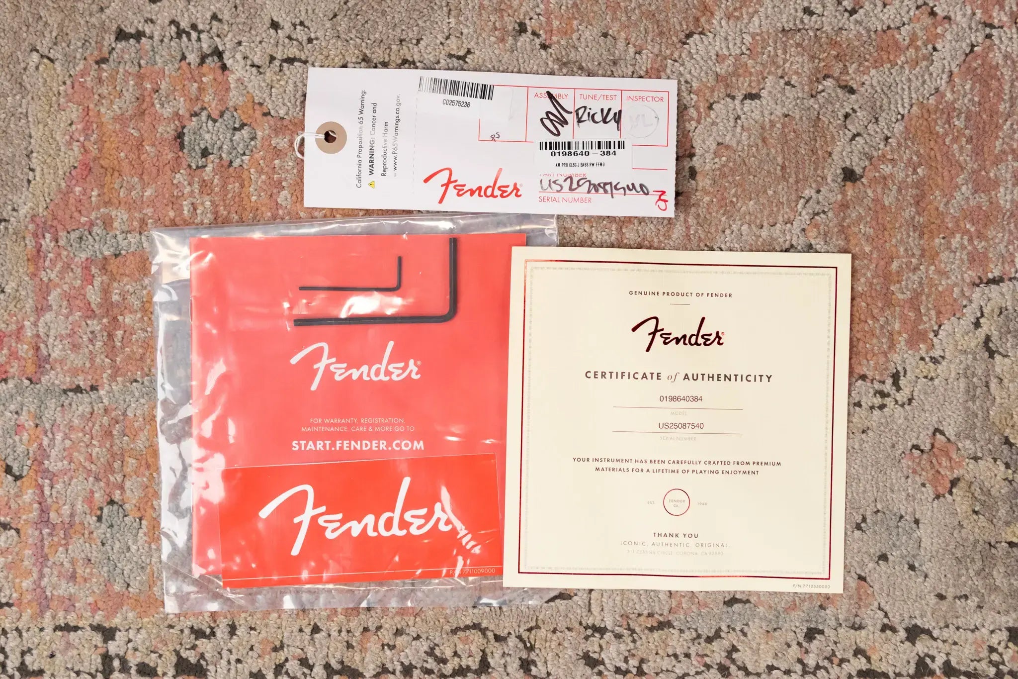 Fender American Professional Classic Jazz Bass - Faded Firemist Gold with Gig Bag