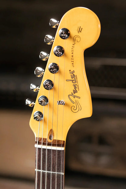 Fender American Professional Classic Jazzmaster Electric Guitar - Faded Firemist Gold with Gig Bag