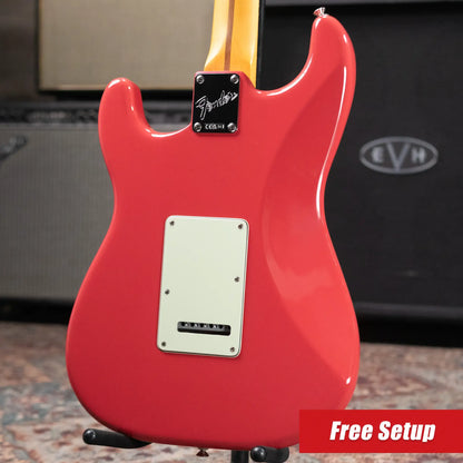 Fender American Professional Classic Stratocaster - Faded Dakota Red with Gig Bag