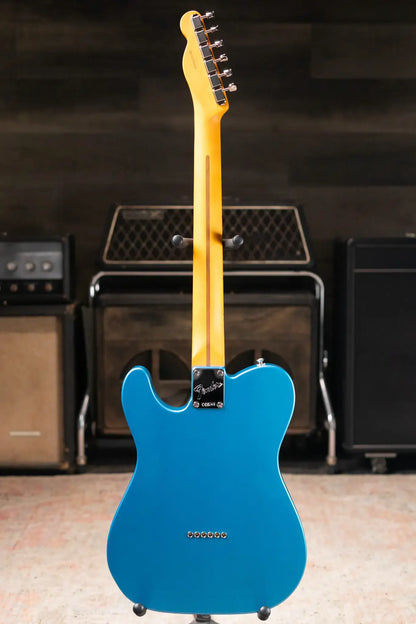 Fender American Professional Classic Telecaster Electric Guitar - Faded Lake Placid Blue with Gig Bag