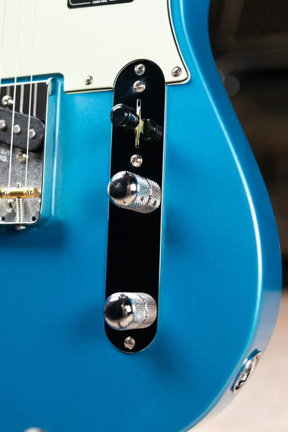 Fender American Professional Classic Telecaster Electric Guitar - Faded Lake Placid Blue with Gig Bag