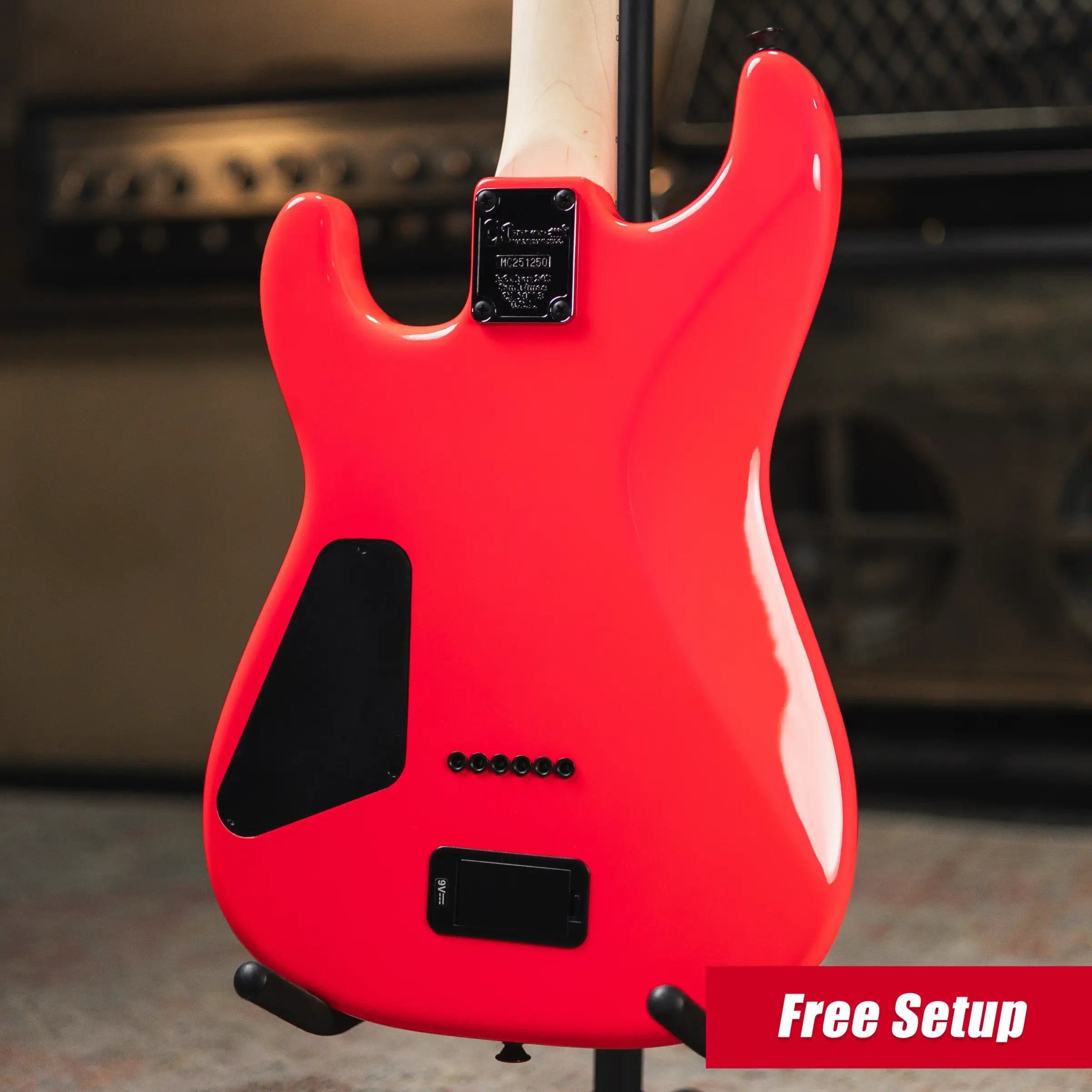 Charvel Sean Long Signature Pro-Mod San Dimas Style 1 HH HT M Electric Guitar - Neon Pink