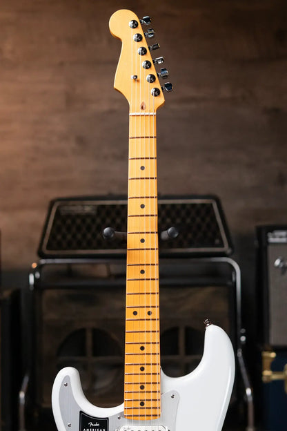 Fender American Ultra II Stratocaster Left Handed - Avalanche with Hardshell Case - Demo