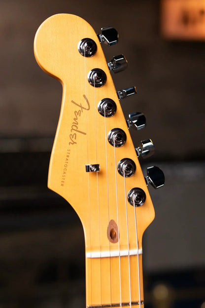 Fender American Ultra II Stratocaster Left Handed - Avalanche with Hardshell Case - Demo